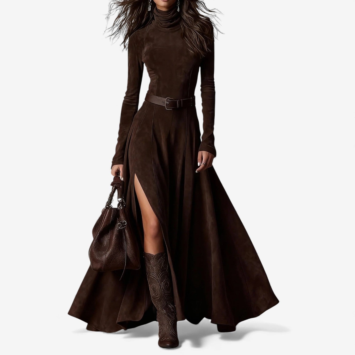 Belinda™ – Elegantes langes Kleid mit fließender Silhouette